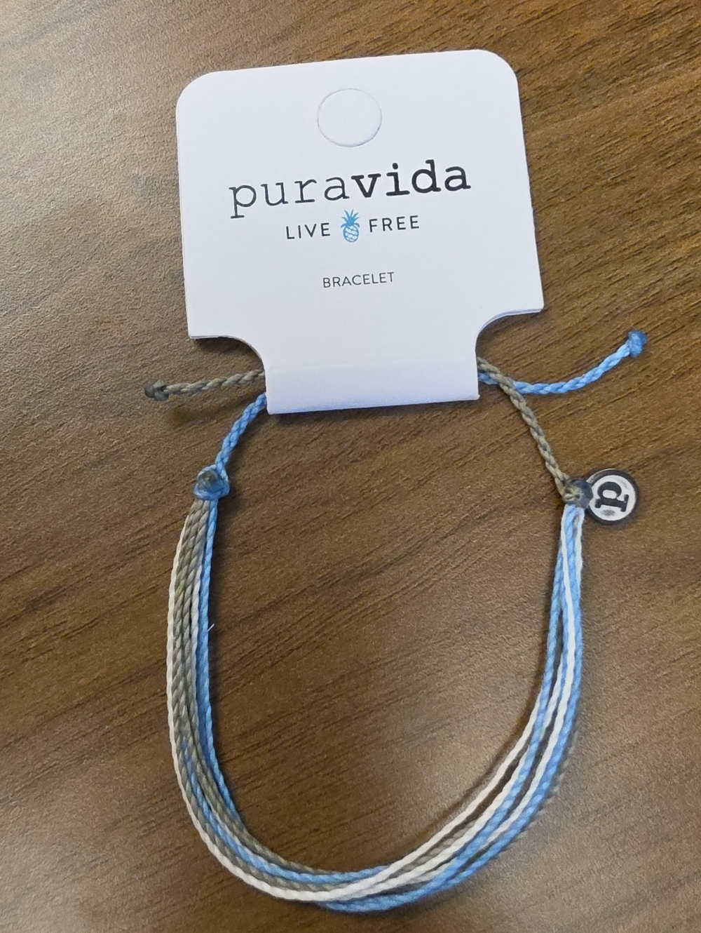 Pura Vida Blue, Light Blue, and Gray Multi-Strand Bracelet, NWT